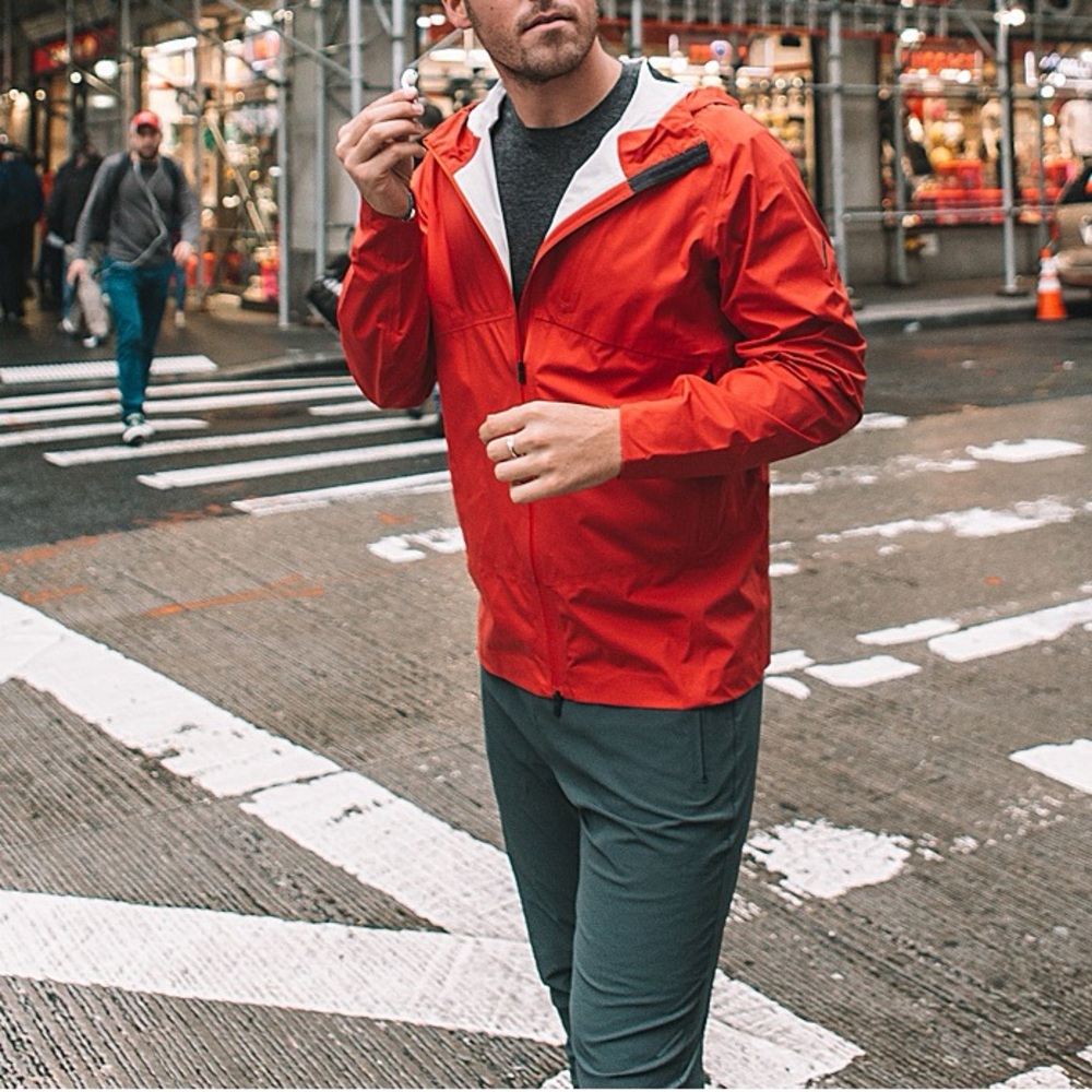 HILL CITY waterproof hooded shell jacket